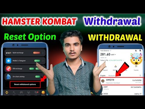 Hamster Kombat reset withdrawal option 🤯 | Hamster Kombat withdrawal 💵 | Hamster Binance withdrawal