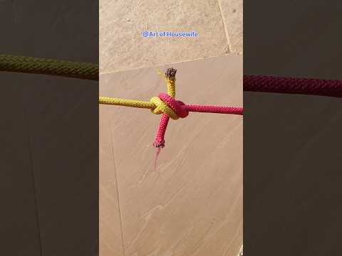 Very Strongest knot ।। #ropeknots #usefulknot #camping