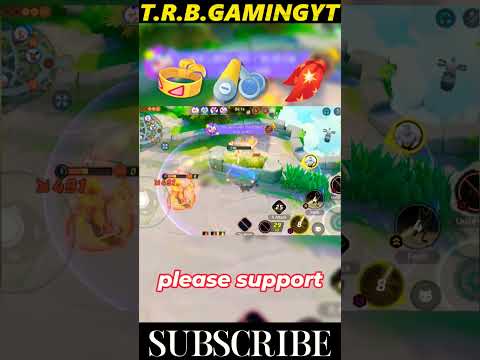 Cinderace gameplay||#T.R.B.Gaming YT#pokemonunite #shortspokemonunite #virl#shorts#gaming#virlnow