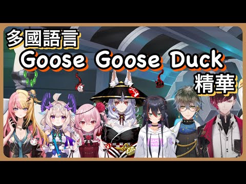 【NIJISANJI EN】多國語言Goose Goose Duck搞笑精華 (Enna和Kotoka主視角) (翻譯錯誤+補譯已在cc字幕中更正)【好多人的聯動｜彩虹社EN｜中文字幕】