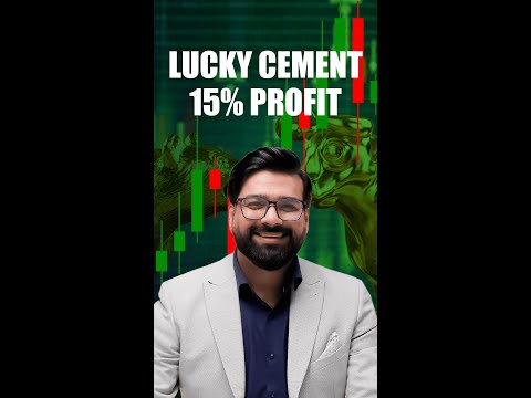 Lucky Cement Trade Setup Update 13 Profit from Episode 5  Counting!  #Sarmaayapk#LuckyCement #shorts