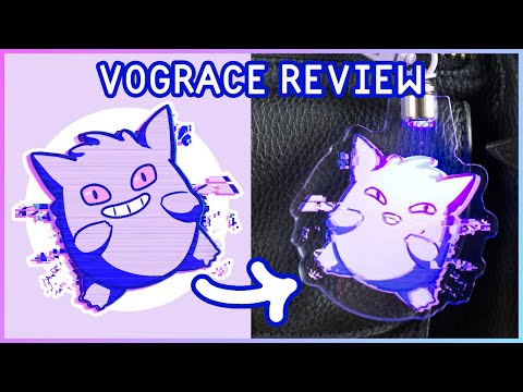 Are These LIGHT-UP KEYCHAINS from Vograce Good? ✦ Full Process Using Clip Studio Paint