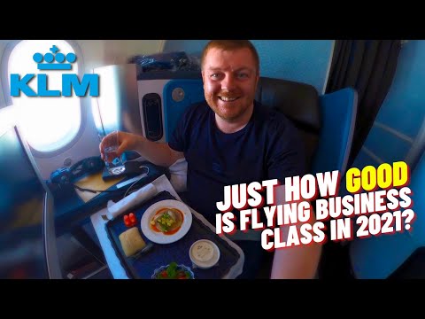 AWESOME: KLM World Business Class on the 787: Amsterdam - Mexico City