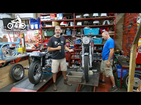 Dresda Motorcycles - bespoke Triton road & race bikes & more - full workshop tour