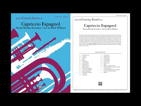 Capriccio Espagnol, arr. Mark Williams  – Score & Sound