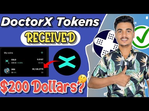 $DRX 🤑 Token Received On Wallet | Doctor X token distribution start | Doctor x Widhrwal process ✅