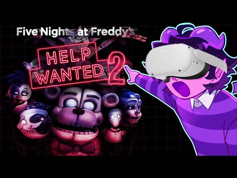 PLAYING FNAF VR 2 IN A PURPLE GUY COSTUME...