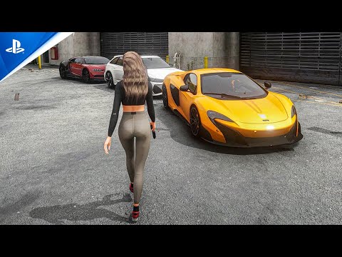 ► GTA 6 4K Graphics Concept - 2021 Bugatti Chiron ULTRA Realistic GRAPHICS GAMEPLAY!