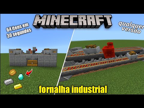 A MELHOR FORNALHA INDUSTRIAL PARA MINECRAFT PE 1.19 (MCPE, Bedrock,JAVA, Xbox, Windows 10)