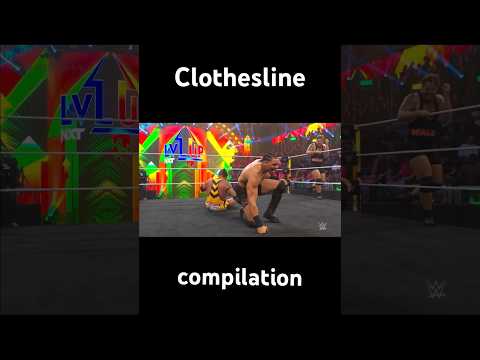 Clothesline compilation (NXT 2023)