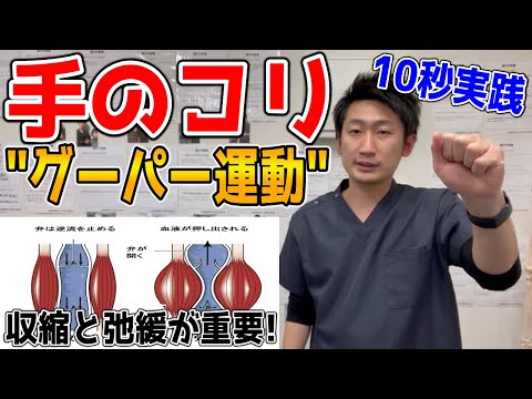 【10秒実践】グーパー運動で手のコリを解決【#ハリボディTV】