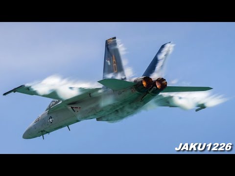 F-18 Super Hornet Demo & Legacy Flight Columbus Airshow 2024