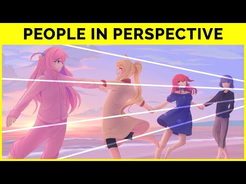 🔴 How to Draw Human Perspective for Beginners!