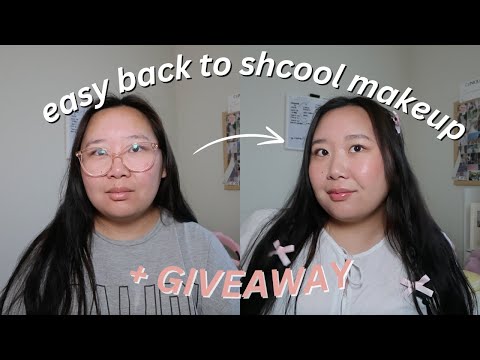 Easy Back to School Makeup + GIVEAWAY 🎉🎁 [CLOSED]