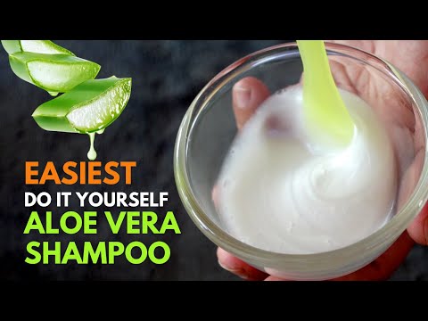 How To Make Aloe vera Shampoo at Home