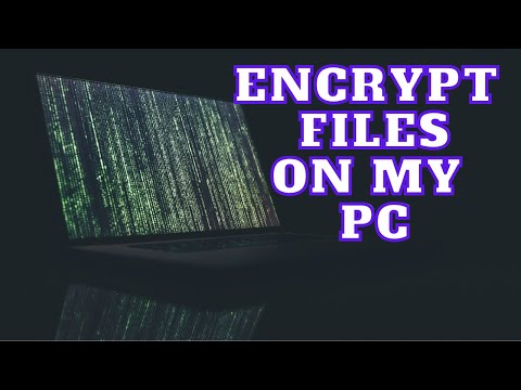 How to setup file encryption