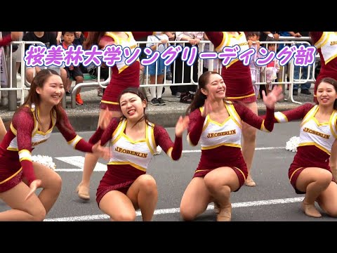 元気いっぱいのチアダンス！桜美林大学ソングリーディング部 福生七夕まつり2023