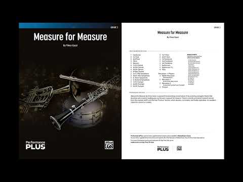 Measure for Measure, by Vince Gassi  – Score & Sound