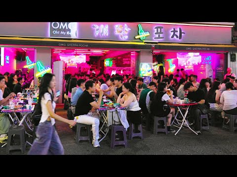 GANGNAM Friday Night Walk, HOT Summer Night Walk, Seoul Gangnam, Seoul Travel Walker.