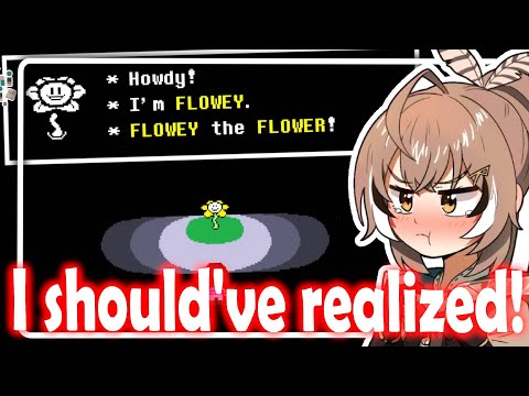 Mumei Meeting Flowey for the FIRST TIME「HoloLive/EngSub」