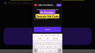 Zencoin Video Code 16 October #zencoin #videocode #crypto #airdrop