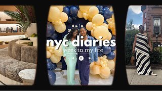 nyc diaries // first date in a year (so nervous),  banana republic soho reopening + more