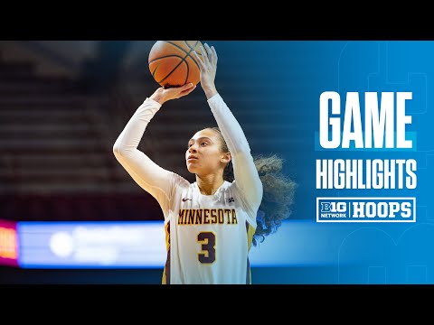 Penn State at Minnesota | HIGHLIGHTS | Big Ten Women's Basketball | 12/28/2024