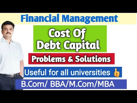 Cost of  Debt Capital /Financial Management