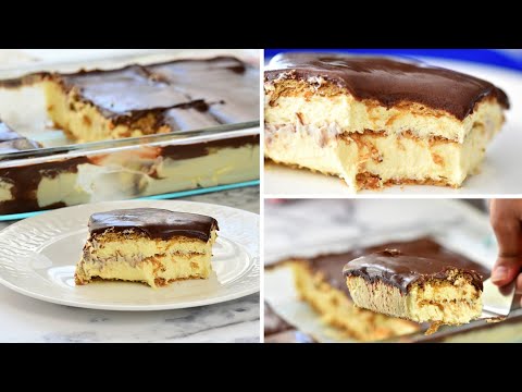 No-Bake Eclairs Cake