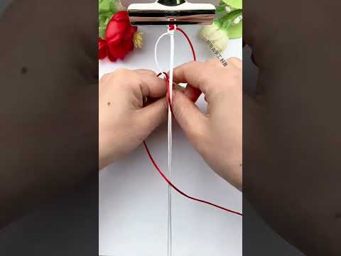 Heart bracelet, braiding skills sharing, simple braiding bracelet tutorial, bracelet braiding in