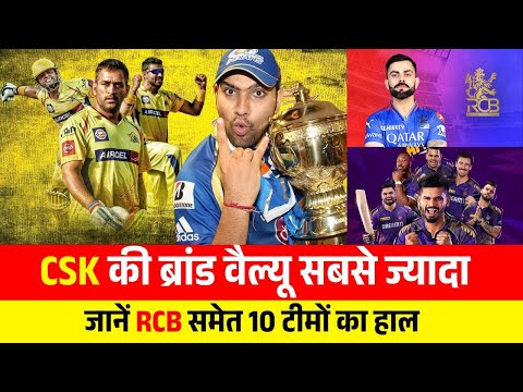 CSK की ब्रांड वैल्यू सबसे ज्यादा, दूसरे नंबर पर इस टीम का कब्जा, जानें RCB समेत 10 टीमों का हाल