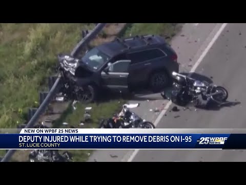 St. Lucie County sheriff’s deputy injured in crash involving distracted driver