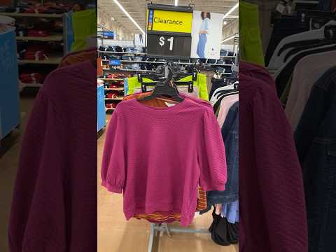 😱$1 WALMART WOMEN’S CLOTHES‼️ WALMART CLEARANCE‼️ #shorts