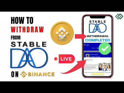 HOW TO WITHDRAW FROM STABLE DAO ON BINANCE || LIVE PROOF|| @cryptotech607