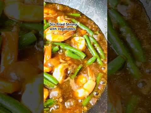 Stir Fried Shrimp with veggies #stirfryshrimp #stirfryshrimpwithveggies #shrimpstirfry #subscriber