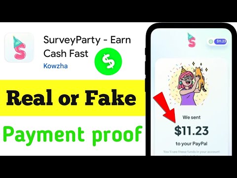 survey party | Survey party app real or fake | survey party app payment proof | #ujagartube