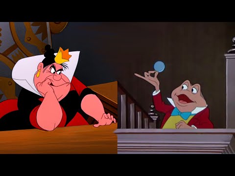 Mr Toad in the Queen of Hearts Court / Disney Crossover