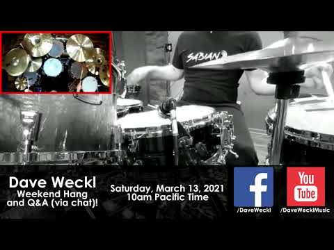 Promo: Dave Weckl Weekend Hang/Q&A on March 13, 2021