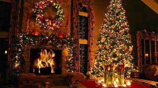 Top Christmas Songs of All Time 🎅🏼 Best Christmas Music Playlist with Christmas Fireplace