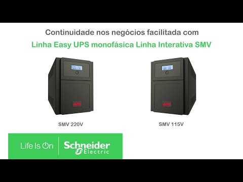 Linha Easy UPS monofásica Linha Interativa SMW