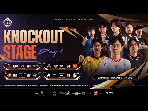 🔴 LIVE | MLBB M6 World Championship | Knockout Stage Day 1