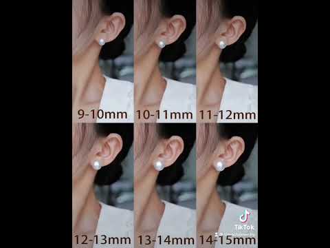 How to choose perfect pearl earrings size?