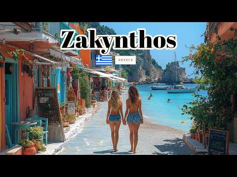 Zakynthos Greece 🇬🇷 Too Beautiful to Be Real | 4K 60fps HDR Walking Tour