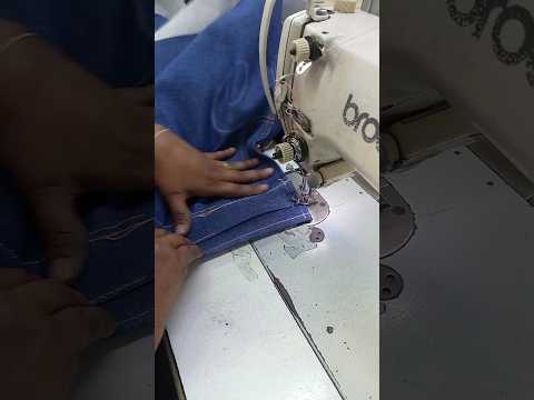 Jeans pant mouth closing #tailoring #sewingtutorial #shorts