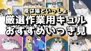 【厳選まとめ:キュルガ】夜は猫といっしょ〖作業のおともに〗