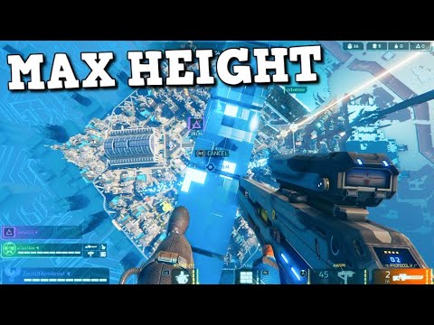 Nobody looks up.. So I Built to Max Height! (Hyper Scape)