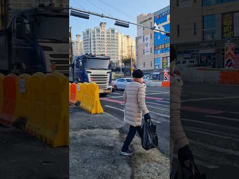 스카니아 덤프트럭/출근길 오산 250225