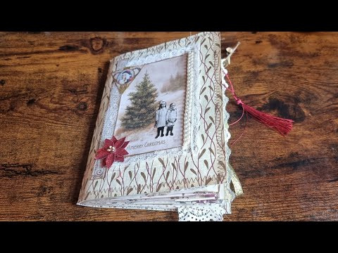 Adding Pockets & Decorating Pages - Christmas Journals - Part 3