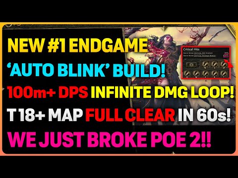 MOST POWERFUL Endgame 'AUTO BLINK' Bloodmage Build In POE 2 Right NOW!