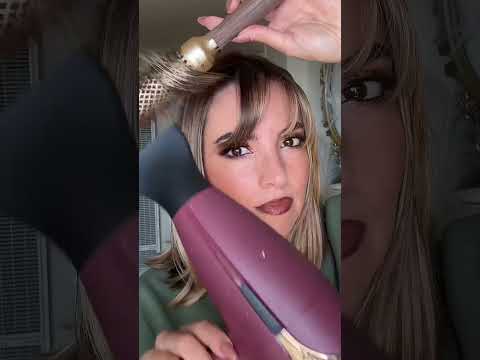 here’s how I trim my bangs in between hair appointments 🤎 #hairstyle #hairtutorial